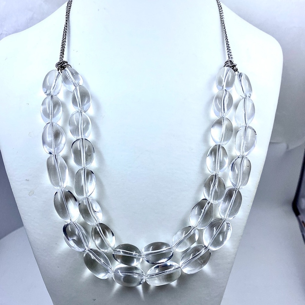 DEAN HARRIS Clear Quartz And Sterling Necklace